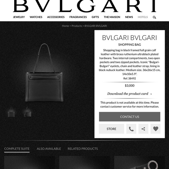 Blvgari black tote - Picture 7 of 7